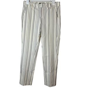 Liverpool Stripe Pointe Ankle Pant Size 2